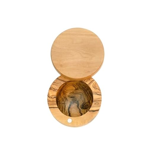 Berard Olive-Wood Handcrafted Salt Keeper