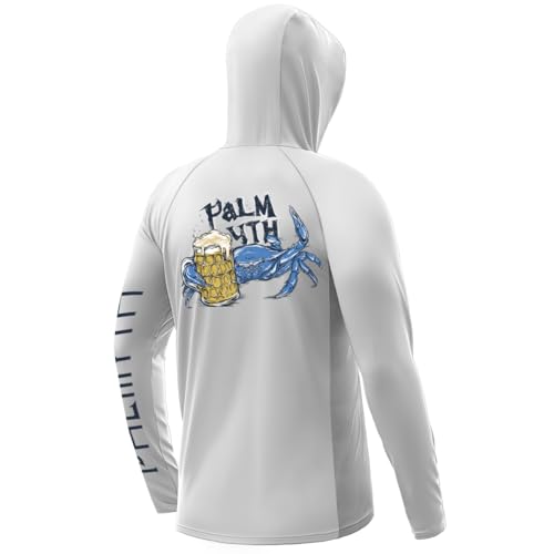 Image of Palmyth Fishing Shirts for Men Long Sleeve UPF 50+ Sun Protection Hoodie