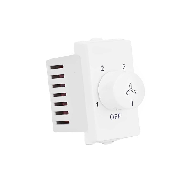 Image of Logitec Fan Regulator 4-Speed Type: ONE MODULE PENTA White