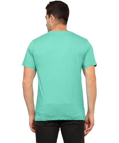 Image of Unisex Round Neck Plain T-Shirt | Combed Bio-Washed Ring Spun Cotton for Men & Women, Short Sleeves