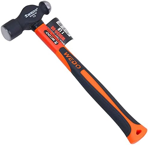 WEDO Martillo de bola de 450 g, martillo de ingeniería, martillo ...