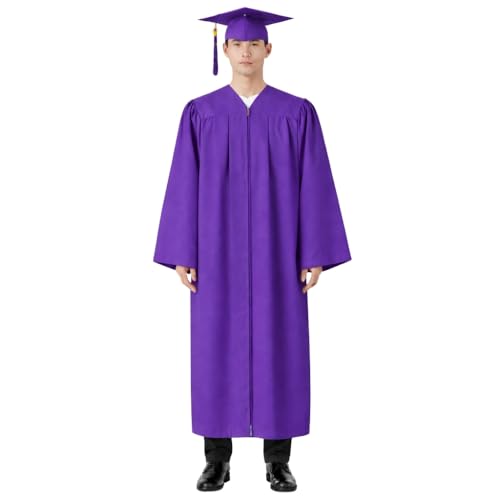 Image of Raj Costume Convocation Dress Graduation Gown and Cap Set for Kids & Adults Convocation Dress Academic Degree Ceremony Robe for School College Graduation Day Matte Polyester Pleated Convocation Gown