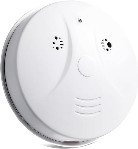 FENNIDICE 1080P WiFi Smoke Detector Camera with Night Vision
