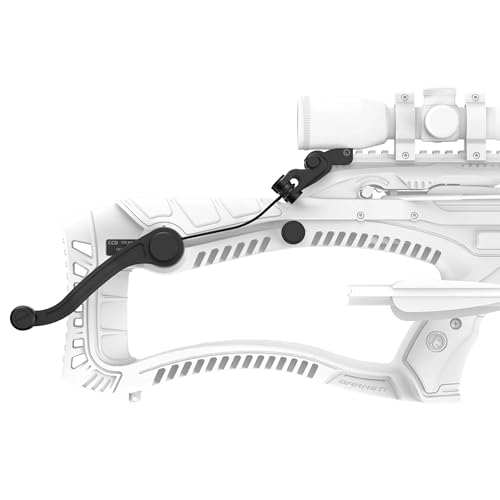 Barnett Crank Cocking Device for Crossbow Ambidextrous Easy Installation Reduce Cocking Resistance by 93% Standard - Hooks Black