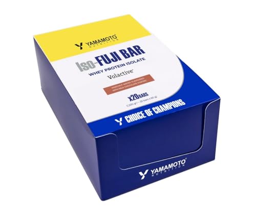 Yamamoto Nutrition Iso-Fuji Bar, Barretta Multistrato Con 13 G Di Proteine Arricchita Con Proteine Isolate Volactive, Gusto Wafer Alla Nocciola