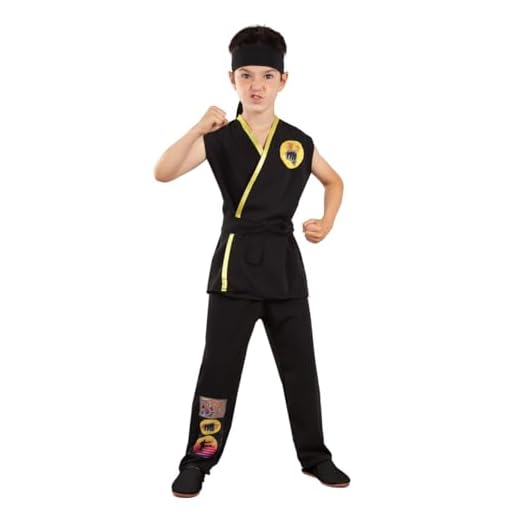 DISBACANAL Disfraz Cobra Kai karateca infantil - 12 años
