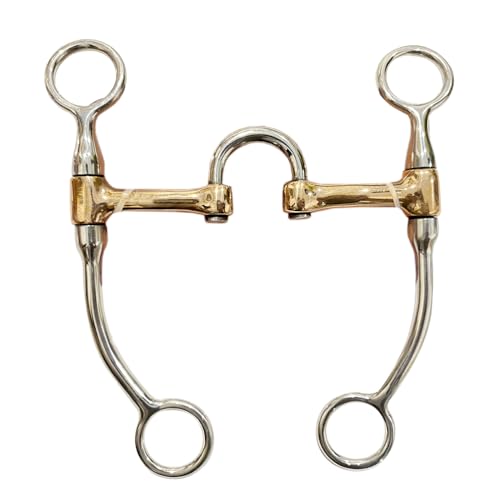 HILASON Western Copper Correction Bit with Mouthpiece | Horse Bit | Horse Bits Western | Walking Horse Bits | Training Horse Bit | Equine Bits | Bit for Horses