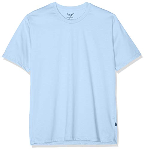 Preisvergleich Produktbild Trigema Herren T-Shirt aus Baumwolle 637202, Iceblue-melange, XXL