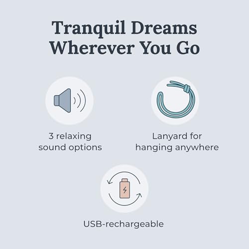 Yogasleep Rohm Portable White Noise Sound Machine, 3 Soothing Natural Sounds with Volume Control, Sleep Therapy For Adults, Kids & Baby, Noise Cancelling for Office Privacy & Meditation, Registry Gift - Image 3