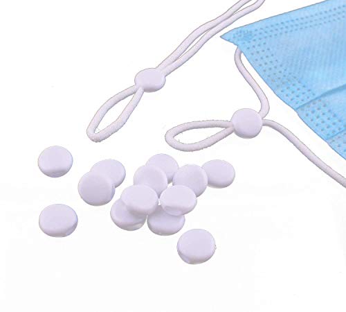 Homybasic 150 Pcs Elastic String For Masks With Adjustable Buckle 1/4 Inch (Mix-Pastel); Stretch, Soft Elastic Cord, Band, Strap For Sewing Mask #TOP7