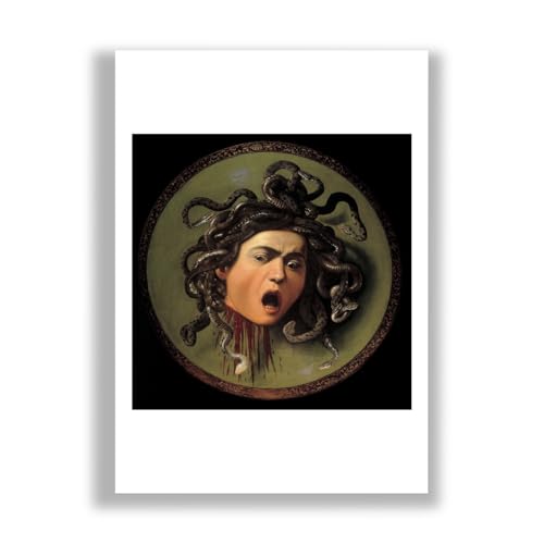 Caravaggio Tête de Méduse une impression d'art d'archivage mate premium