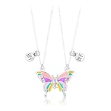 72ore BFF Halskette für 3 Beste Freundin Halskette Freundschaftskette für 2/3 Sonne Mond Stern...