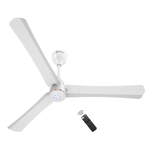 atomberg Renesa Halo Smart Alexa Enabled 1200mm BLDC Ceiling Fan with Remote |BEE 5 star | High Air Delivery |Low noise |LED Speed Indicator |Sleek...