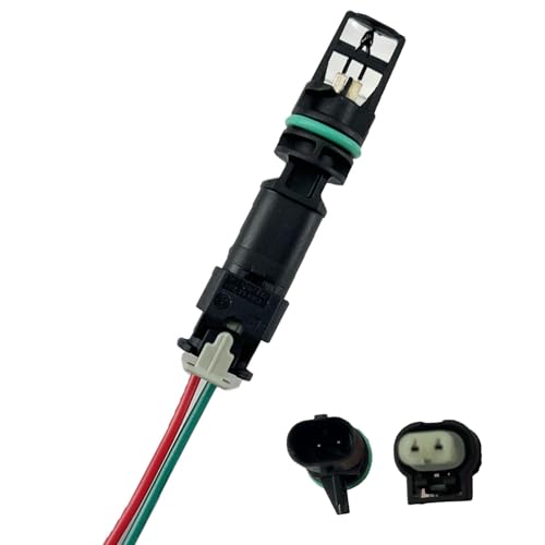 5149182AB Intake Air Temperature Sensor, IAT Sensor with Connector Plug Pigtail Wire Harness Compatible with RAM Avenger Challenger Charger Durango Grand Caravan Journey