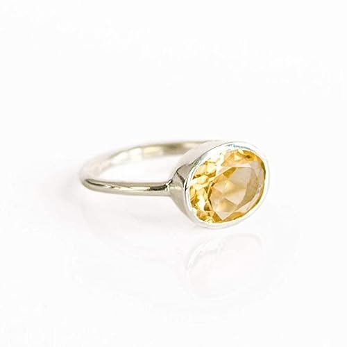 Danique Jewelry Oval Birthstone Ring Bezel Set In Vermeil Gold thumb #5