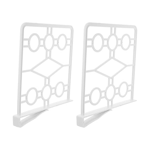 BESPORTBLE Divisor de Almacenamiento para Armario Color Claro 2 Piezas, Separadores Ajustables de Plástico Grueso para Estantes, Organizador Multifuncional para Ropa, Cajones y Muebles