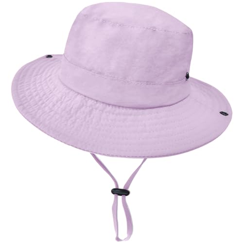 Image of Outdoor Kids Sun Hat UPF 50+ Quick Dry Foldable Bucket Hat Lightweight Adjustable Fishing Safari Hat for Girls and Boys