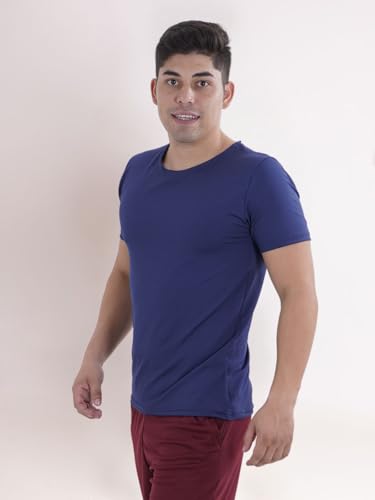 Kit 5 Camisetas Academia Dry Fit UV Protection Performance by ZAROC (BR, Alfa, P, Regular, Preto/Mar