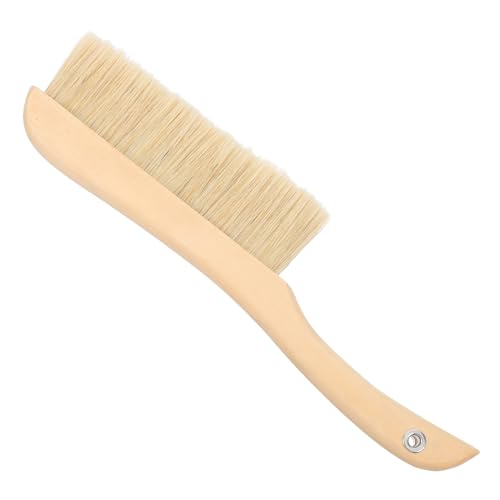 SEWOART Wooden Handle Bed Cleaning Brush with Soft Bristles Multi Functional Dust Brush for Piano and Keyboard Ergonomic Long Handle for Easy Access and Comprehensive