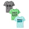 The Children's Place Baby Boys' and Toddler Family,mom,dad,Sibling Short Sleeve Graphic T-Shirts,multipacks