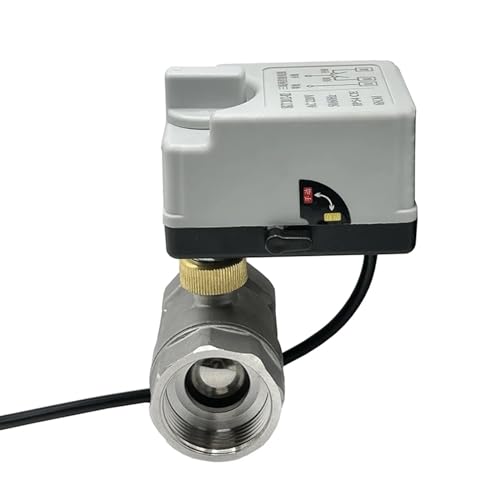 Vanne motorisée DN50 en acier inoxydable résistant au blocage avec commande manuelle 220V