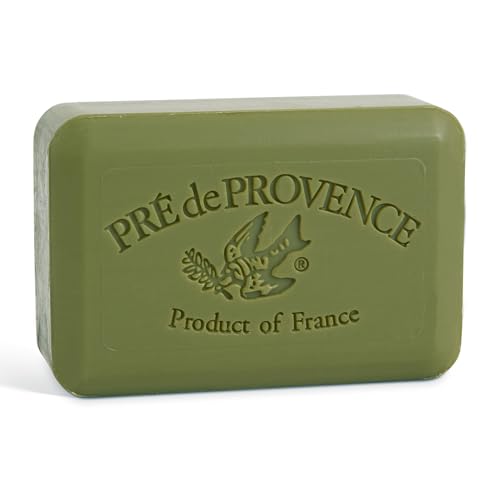 Image of Pre de Provence Artisanal Soap Bar, Enriched with Organic Shea Butter, Natural French Skincare, Quad Milled for Rich Smooth Lather, 8.8 Ounce, Olive Oil