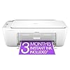 HP DeskJet 2827e Wireless All-in-One Color Inkjet Printer, Scanner, Copier, Best-for-Home, 3 Months of Instant Ink Included, Single-Band Wi-Fi connectivity (6W7F5A)