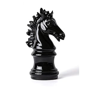 NENBOLEC Chess Statue Decor Piece Sculpt...