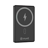 power bank muvit 5000 muvit for change : énergie MagSafe et durabilité dans votre poche. Emportez avec vous la Muvit for change Emergency Battery, une batterie externe ultra compacte de 5000 mAh conçue en aluminium premium. Profitez de la commodité de la recharge sans fil MagSafe de 15 W ou utilisez son port USB-C PD de 20 W pour une charge rapide par câble. Un accessoire éco-responsable, fabriqué avec des matériaux recyclés et conçu pour vous accompagner même dans vos voyages en avion.