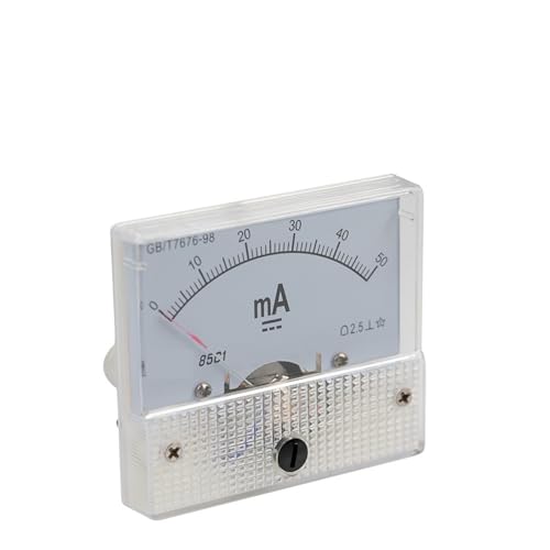 Ampèremètre analogique 30 mA CC 85C1 cadran de mesure de courant pour panneau
