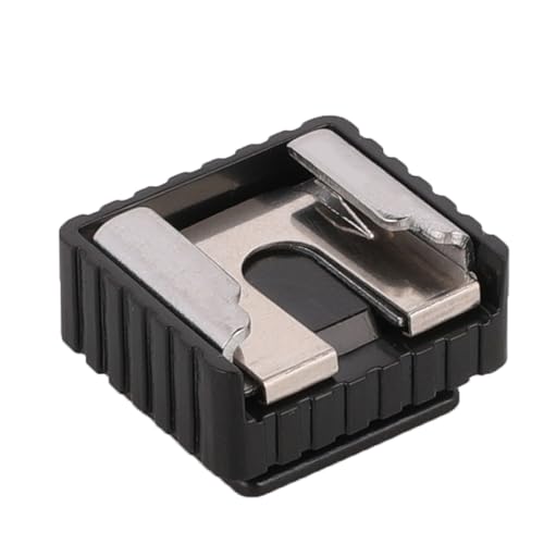 Soporte de zapata para flash con puerto de rosca de 1/4 pulgadas para trípodes, accesorios de cámara de estudio fotográfico
