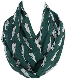 Etwoa Indian Runner Duck Pattern infinity Scarf Circle Scarf Loop Scarf image 5