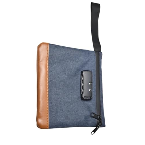 Smell Proof Bags Travel Carry Bag For Cash Wallet Phone Carbon Lining Locking Bag Security Anti-Theft Anti Theft Money Bag