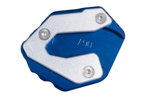 avdb-moto Seitenständer Verbreiterung kompatibel mit YAMAHA MT09 TRACER/TRACER 900 2015-20, MT-09 SP STREET RALLY 2014-2020, XSR 900 2016-21, TRACER 900 GT 2018-20 Eloxiertem Aluminium (Blau)