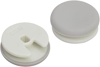 Audiophan 3DS 3DSLL Common Slide Pad Replacement Analog Stick Grip Gray White 2 Piece Set