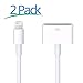 30 pin Charge & Sync Cable Adapter Converter for Apple iPhone 6/6 Plus/5s/5c/5/4s/4/3/3G,iPad and iPod (White)