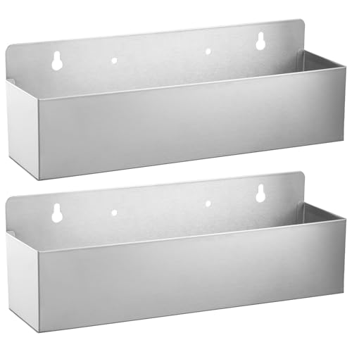 2 PCS 15 Inch Single Speed Rail Stainless Steel Liquor