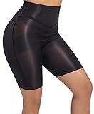 PRETTYWELL Shapewear Tummy Control Shorts for Women, Comfort High Waisted Body Shaper, Seamless no Rolling Thigh Slimmer Black