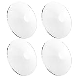 Uonlytech 4 piezas Base para Copa de Vino de Cristal Soporte Inferior Estable para Copa Componentes para Reparación Base Reforzada Antideslizante