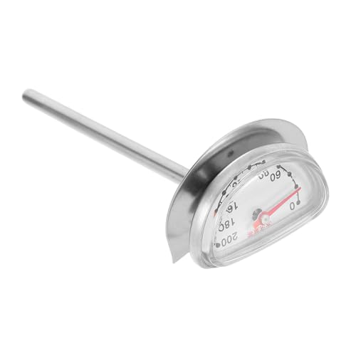 Gogogmee ステンレス製油温計 安定スタンド付き 調理用揚げ物温計 正確測定 広範囲対応 キッチン油温測る 温計 フライ肉魚用