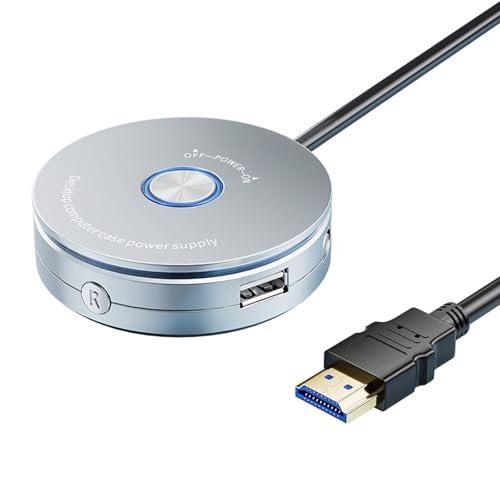 Interruptor de reinicio con puerto USB 2.0 externo para cajas de ordenador y placas ATX de mesa