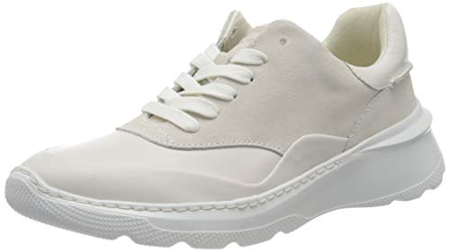 Clarks Femme Sprintlitelace la basket basse en cuir noble
