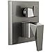 Delta Faucet T24943-KS-PR Trillian Shower Trim with Diverter, Lumicoat Black Stainless