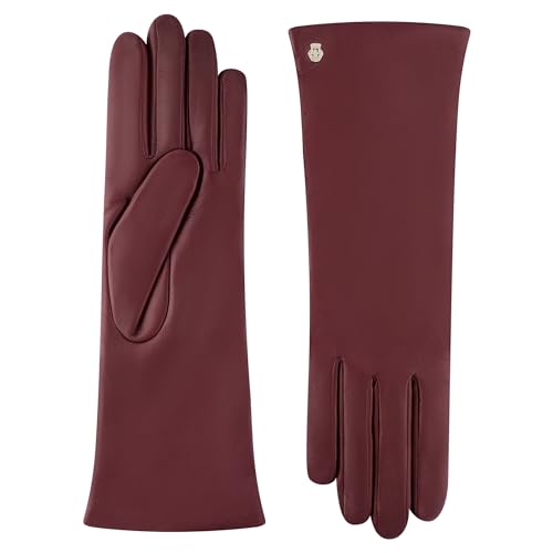 Guantes Roeckl Moscú color Wine 4880 talla 7.5 para mujer y ocasiones especiales