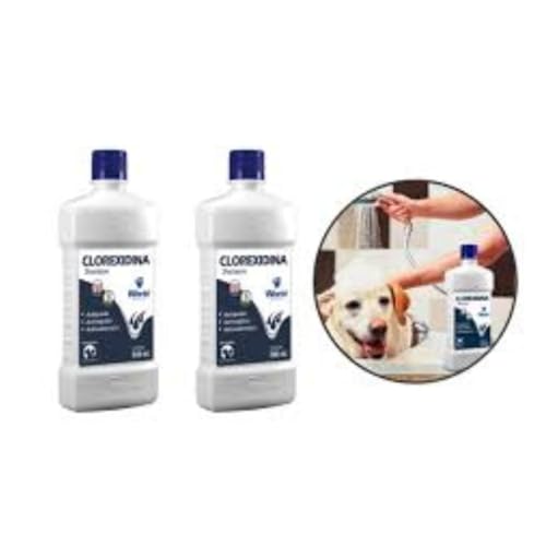 Shampoo e condicionador Clorexidina 500 ml kit c/ 2 Unidades