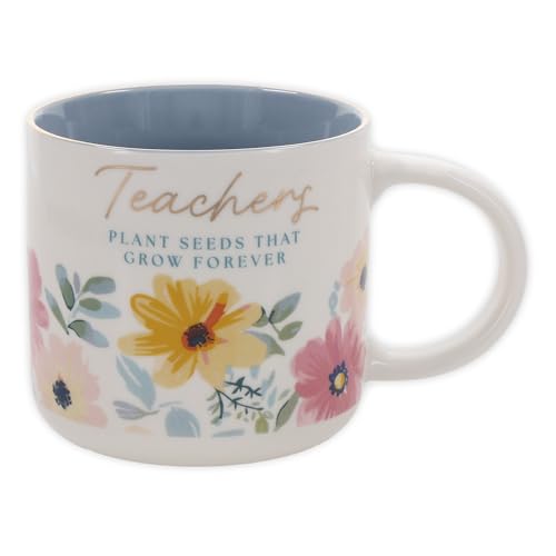 Image of WITH LOVE Ceramic Coffee Mug: Teachers Plant Seeds That Grow, Large, 14oz