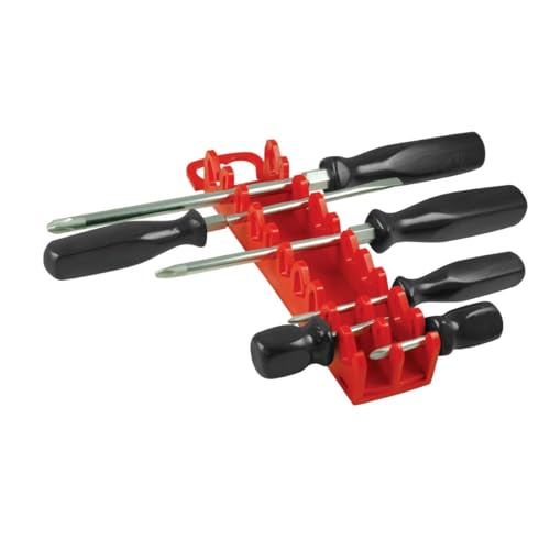 Image of ERNST Gripper Screwdriver Organizer, 8 Tool, Red (5308)
