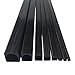 8pcs Carbon Fiber Square Tube For RC Model Accessories Outer Diameter 2mm 2.5mm 3mm 4mm 5mm 6mm 8mm 10mm Multi-Size Length 500mm (Color : 10x10x6.5mm)