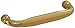 Baldwin 2560.030 Polished Brass Door Pull 5-1/2 Inch Center to Center Utility Style Door Pull 2560