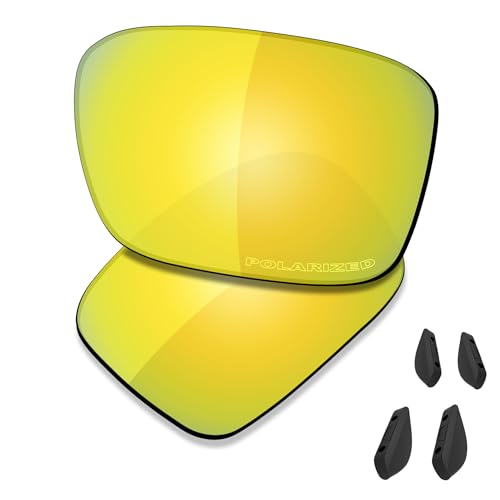 Image of SAUCER Premium Replacement Lenses & Nosepads for Oakley Si Ballistic Det Cord OO9253 | UV400 Protection, Anti-Scratch